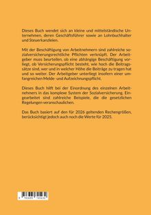 Ein Buch für kleine und mittlere Unternehmen zu sozialversicherungsrechtlichen Pflichten, mit Fokus auf 2025/2026.