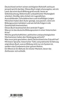 Text über den Bildungsnotstand in Deutschland, seine Ursachen und Lösungsansätze. Ein Weckruf mit historischem Kontext.