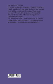 Ein Buchcover in Lila. Text über Rekultivierung, Umwelt und Siedlungen von Raginmund und WilkeOffice. Unten Barcode.