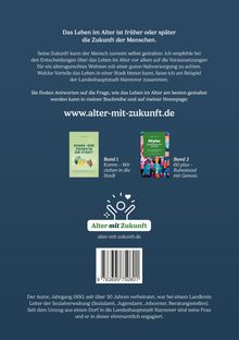 "Das Leben im Alter ist... die Zukunft der Menschen... www.alter-mit-zukunft.de. Logo: 'Alter mit Zukunft' mit Symbolfigur."