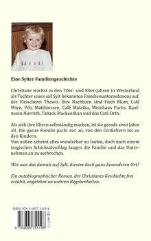 Eine Sylter Familiengeschichte. Christiane wächst in den 70er- und 80er-Jahren auf. Bild eines lächelnden kleinen Mädchens.