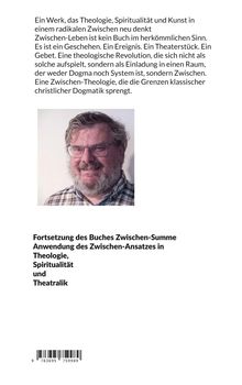 Ein Werk über Theologie und Kunst; es beschreibt eine neue Zwischen-Theologie. Foto eines Mannes mit Brille und Bart.