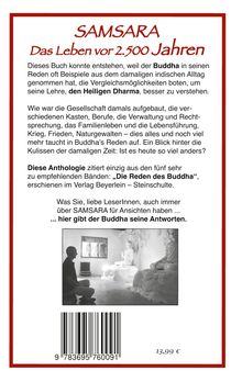 SAMSARA: Das Leben vor 2.500 Jahren. Ein Buch über den Buddha und seine Lehren mit einem Bild von Meditierenden.