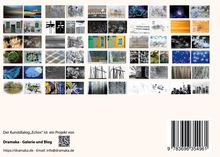 Der Kunstdialog "Echos" ist ein Projekt von Drakama - Galerie und Blog. Links eine Collage mit vielfältigen Bildern.