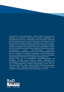 Thermodynamik für Wirtschaftsingenieure, praxisnahe Anwendungen, Industrie, Energietechnik. Preis: €28.49, CHF 38.90.