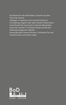 Text über das Wacholder-Mysterium; Erwachen, Transformation. Unten Preise: €16.50, CHF 23.90. Blassgrauer Hintergrund.