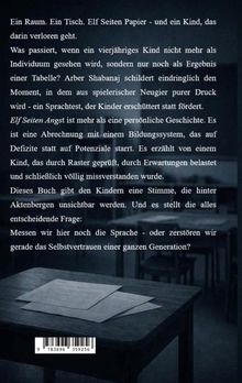 Ein Tisch mit Papieren in einem dunklen Raum. Der Text beschreibt die Auswirkungen von Bildungsdruck auf Kinder.