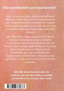 Ein Text beschreibt die Wichtigkeit des Hörens und wie man es schützen kann. Im Hintergrund ist ein heller, unscharfer Farbverlauf.