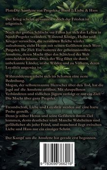 Text über einem Hintergrund aus grünen Farnen und Blättern. Darunter ein Barcode.