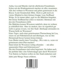 Text über Anika, Lea, Mareke und ein Abenteuer in Wiesmoor. Preis: €9,90. Ein Barcode ist unten abgebildet.