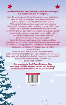 Ein emotionaler Roman über unerwiderte Liebe in einer verschneiten Kleinstadt. Ein Barcode unten zeigt 17,95 € (D).