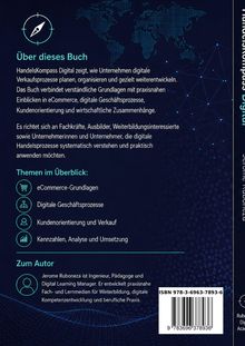 „Über dieses Buch“ - Beschreibung des Buchinhalts, Zielgruppe: Fachkräfte. Themen: eCommerce, digitale Prozesse. Autor: Jerome Ruboneza.