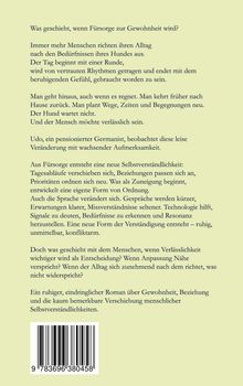Ein Roman über Gewohnheit und Beziehung, wie Fürsorge zu alltäglicher Routine wird. Beobachtung eines pensionierten Germanisten.