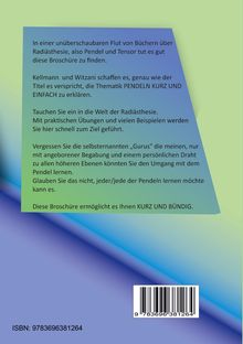 Text über das einfache Erlernen von Radiästhesie. ISBN: 9783696381264. Hintergrund ist ein Farbverlauf.