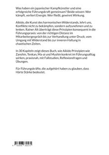 Text beschreibt, wie Aikido-Prinzipien auf Führung übertragen werden können, mit Praxistipps und Reflexionsfragen.