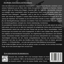 Zur Reihe ›Gedanken zur Nachtruhe‹. Alexander Glas, Blogger. Themen: Authentizität, Technik, Nachhaltigkeit.
