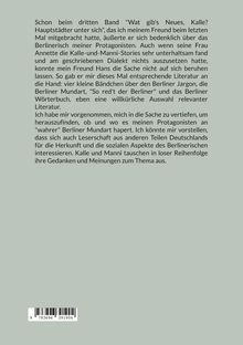 Text über Berliner Dialekt und Literatur, Gedanken zur Mundart und sozialen Aspekten. Hellgrüner Hintergrund.