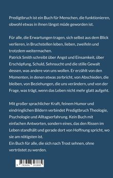 Ein Text auf blauem Hintergrund beschreibt ein Buch über Belastung, Zweifel und Hoffnung. ISBN-Zeile unten.