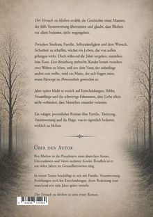 Eine Buchbeschreibung: Ein Mann übernimmt Verantwortung, erlebt Risse im Leben. Thema Familie, Trennung. Autor: Ben Marlow.