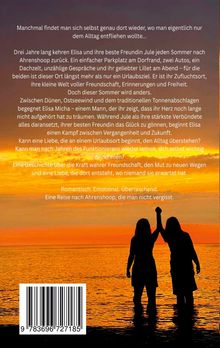 Ein Text über Freundschaft, Sommer, Liebe und Selbstfindung in Ahrenshoop vor einem Sonnenuntergang am Meer mit zwei Silhouetten.