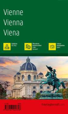 Wien, Stadtplan 1:15.000, freytag &amp; berndt, Karten