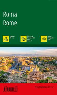 Rom, Stadtplan 1:10.000, freytag &amp; berndt, Karten