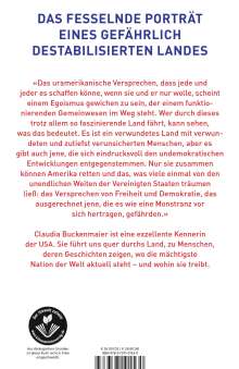 Claudia Buckenmaier: Wer rettet Amerika?, Buch
