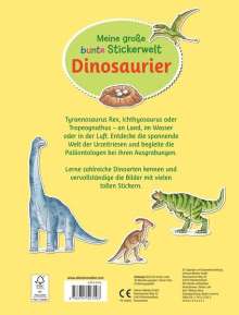 Meine große bunte Stickerwelt - Dinosaurier, Buch
