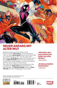 "NEUER ANFANG MIT ALTER WUT" steht oben. Darunter kämpft eine Figur in einem schwarz-pinken Kostüm gegen Insassen mit orangefarbenen Anzügen. Rechts unten sind Logos von Marvel und Panini Comics.