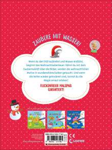 Das magische Wassermalbuch - Fröhliche Weihnachten!, Buch