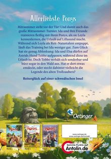 Allerliebste Ponys. Mittsommer steht vor der Tür! Und damit auch das große Mittsommer-Turnier. Bild zeigt grüne Wiese.