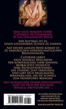 Eine neue Mission führt Cathrine ins Osmanische Reich. Ihr Auftrag: Einen legendären Schatz finden. Illustration mit Frau.