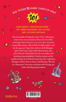 "Wir feiern 10 Jahre Gangsta-Oma! Vierfarbige Jubiläumsausgabe. Ben entdeckt Großmutter als Ex-Juwelendiebin."