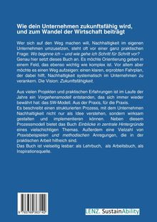 Titel: "Wie dein Unternehmen zukunftsfähig wird, und zum Wandel der Wirtschaft beiträgt." Unten rechts steht: LENZ. SustainAbility.