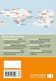 Mit dem LOOSE unterwegs: Reisetipps für Bali & Lombok mit Infos zu Routen, Nachhaltigkeit, Karten und Aktivitäten. Kartenskizze.