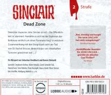 Dennis Ehrhardt: Sinclair - Dead Zone (Folge 02) Strafe, CD