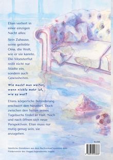 Text über Trauer und Neuanfang nach Verlust. Illustration eines alten Sessels in zarten Aquarellfarben.
