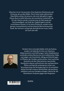 Ein Text über München als moralische Landschaft. Unten Preis: 19,99 €. Ein Foto eines Mannes mit Brille und Bart.