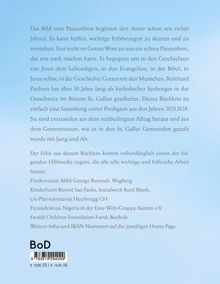 Ein Text über ein Buch, das Predigten von Reinhard Paulzen enthält und dessen Erlös an wohltätige Organisationen geht.