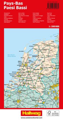 Niederlande Strassenkarte 1:200 000, Karten