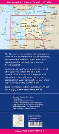 Reise Know-How Landkarte Estland 1 : 275.000, Karten