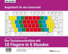 Christian Bildner: Das Tastaturschreiben mit 10 Fingern in 5 Stunden. Begleitheft für den Unterricht, Buch