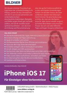 Anja Schmid: Apple iPhone mit iOS 17 - Für Einsteiger ohne Vorkenntnisse, Buch