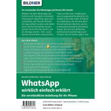 Anja Schmid: WhatsApp wirklich einfach erklärt - Die verständliche Anleitung für Ihr iPhone, Buch