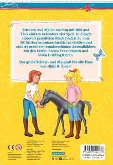 Panini: Bibi &amp; Tina: Stickern und Malen mit Bibi und Tina, Buch