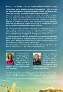 Handbuch Ultrawandern: Ausrüstung, Training, mentale Stärke. Autoren: Stefanie Nonnenmann, Wolfgang Niedermeier.
