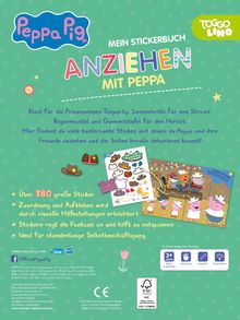 Schwager &amp; Steinlein Verlag: Peppa Pig Mein Stickerbuch Anziehen mit Peppa, Buch
