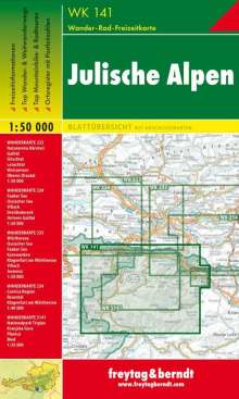 Julische Alpen 1 : 50 000. WK 141, Karten