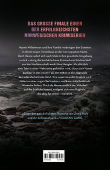 Text in großem roten Druck: "DAS GROSSE FINALE EINER DER ERFOLGREICHSTEN NORWEGISCHEN KRIMISERIEN". Darunter eine Küstendarstellung.
