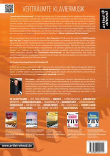 "VERTRÄUMTE KLAVIERMUSIK"; Sammlung leichter Klavierstücke; Infos zu Autor Jens Rupp; QR-Codes für Downloads; Bücher unten.